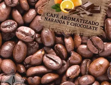 Café sabor chocolate naranja